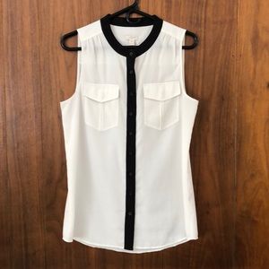 J Crew sleeveless shirt